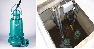 Wastewater pumps at Simonds Machinery Co